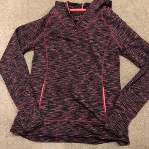 Tangerine Medium Athletic Hooded Jacket, Wine